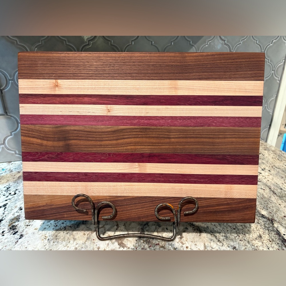 Texas Authentic Hand Crafted 🪵 Wooden Cutting Board☃️ Small Business 💕